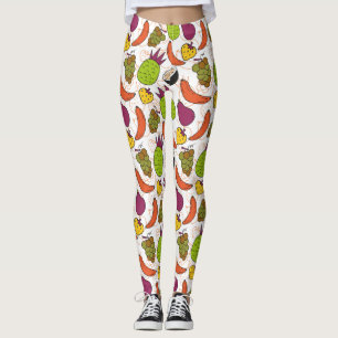 Leggings Fruit seamless pattern Fruit surface pattern 34