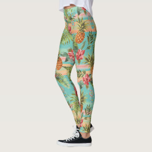 Leggings Fruits d'ananas tropicaux Motif