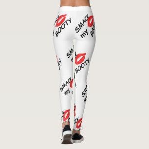 Leggings Fumer mon bottin, un design insolite aux lèvres r