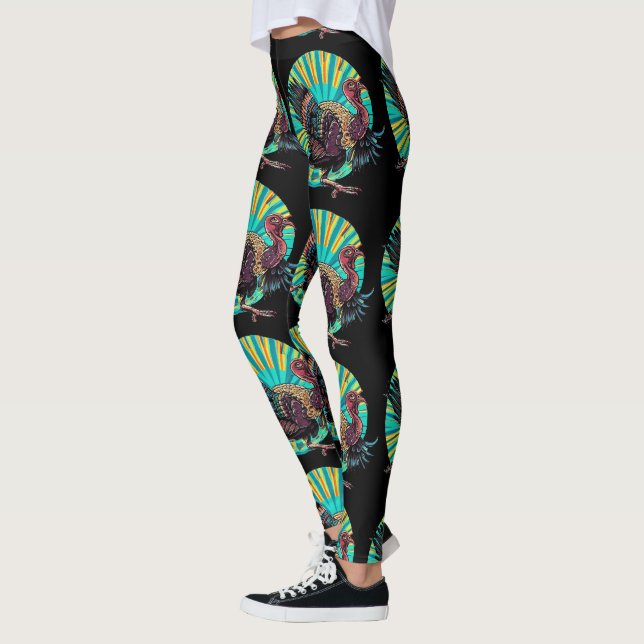 Leggings Fun Courir la Turquie Tom (Gauche)