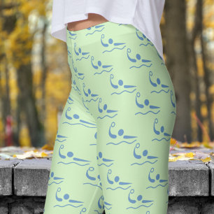 Leggings Fun Tea Green Femme Water Polo Motif