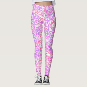 Leggings Funky Tourbillonnant Boho Hippie Marbre Abstrait c