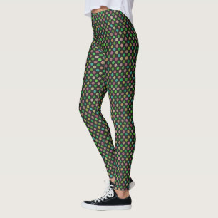 Leggings Funky Trendy mignon Pois Varieged Arc-en-ciel