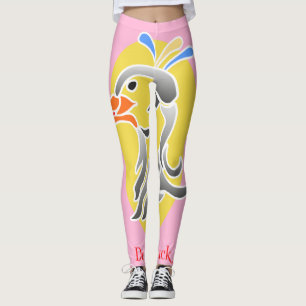 Leggings Funny Duke Duck leggins - colorful and cute