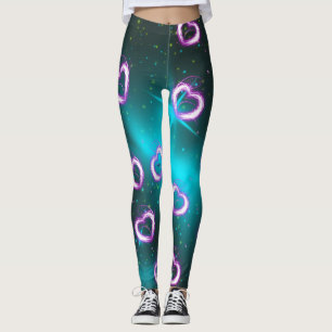 Leggings Galaxie de coeur