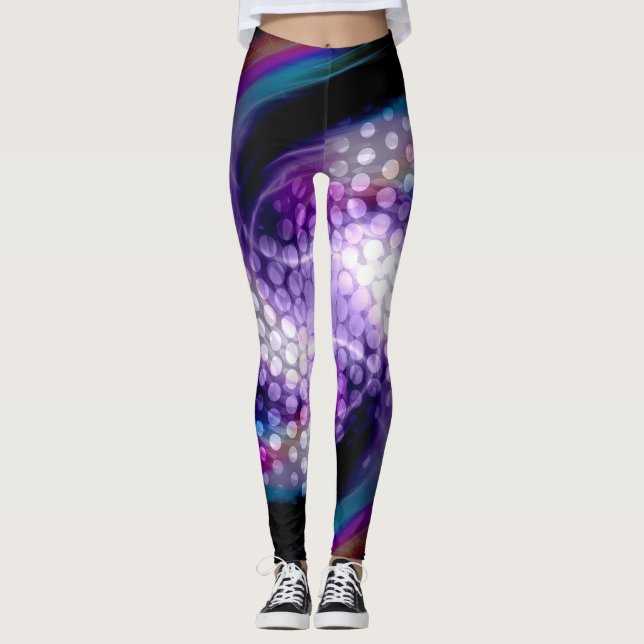 Leggings Galaxie moderne #3 (Devant)