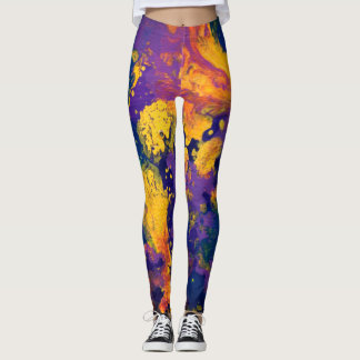 Leggings Galaxie violette II