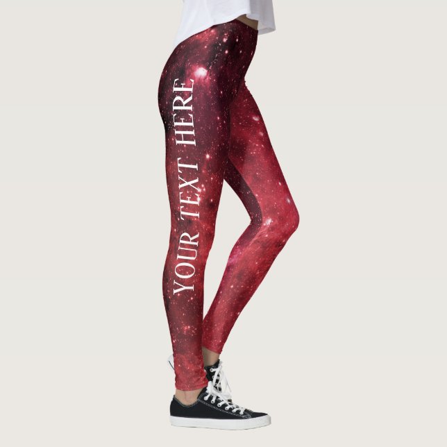 Leggings Galaxy à taille élevée imprimer Entraînement Contr (Droite)