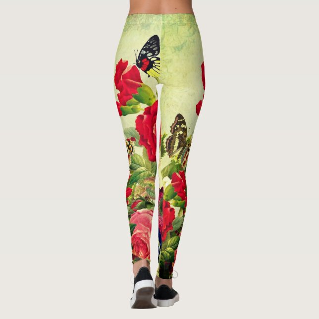 LEGGINGS GAUCHES IMPRIMÉES À BÂTON (Dos)