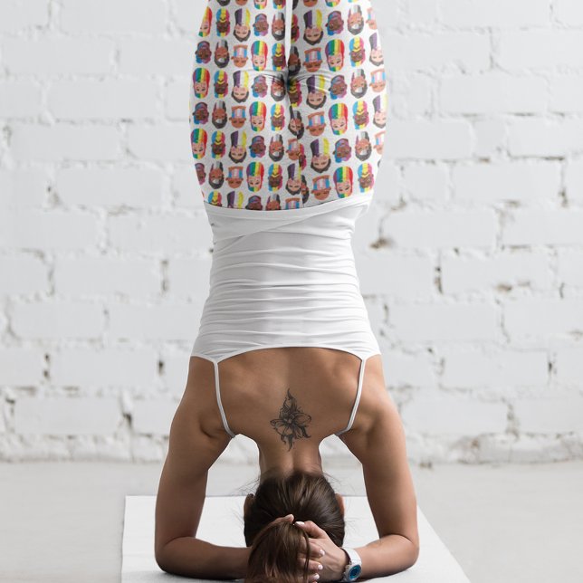 Leggings Gay pride arc-en-ciel drapeaux de genre barbe homm (Créateur téléchargé)