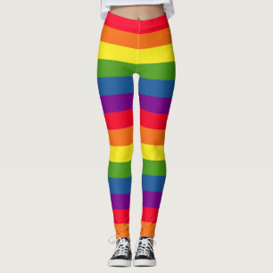 Leggings Gay pride coloré de drapeau d'arc-en-ciel