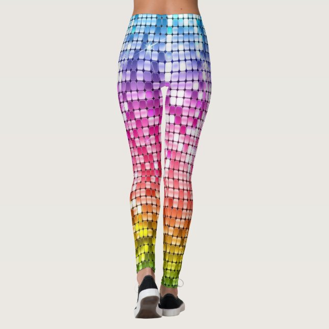 Leggings Gay pride d'égalité de mariage de drapeau (Dos)