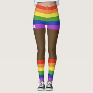 Leggings Gay pride Faux Shorts & Legs