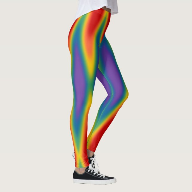Leggings gay pride Rainbow Love Stretchy Pants (Droite)