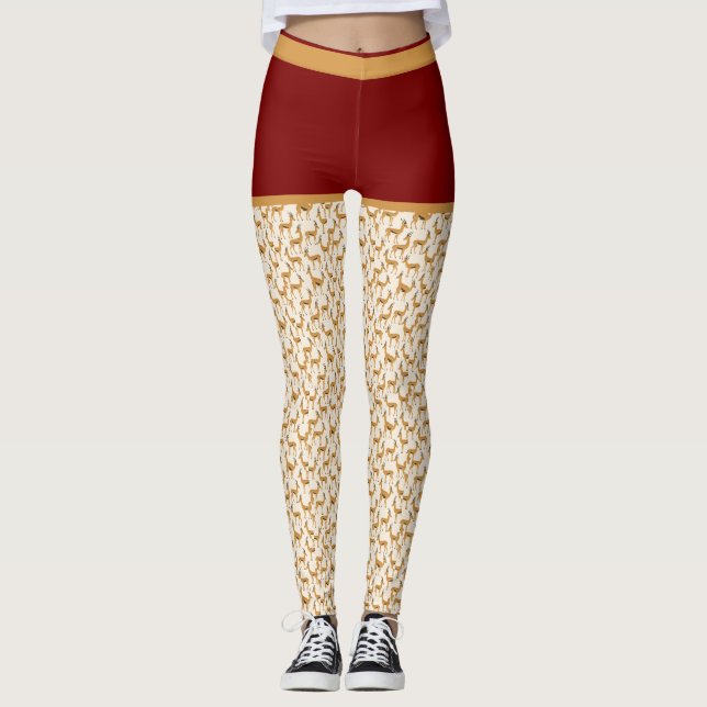 LEGGINGS "GAZELLE PRINT" - ACTIVEWEAR LEGINGS (Devant)