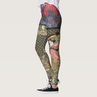Leggings Geisha dans le kimono impérial