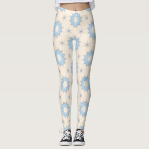 Leggings Géométrie Blue Starburst