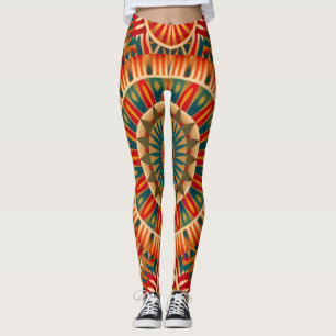 Leggings Géométrique d'inspiration africaine