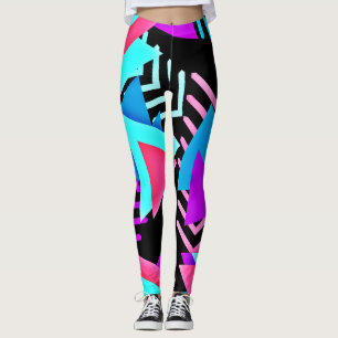 Leggings géométriques colorés