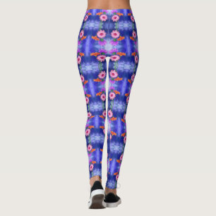 Leggings Gerberas colorés