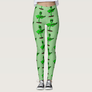 Leggings Germinator cyborg plante dessin humoristique