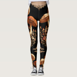 Leggings Gilded Mushrooms