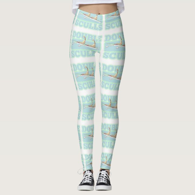 Leggings Giraffes à double escargot (Devant)