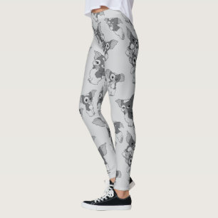 Leggings Gizmo   Motif noir et blanc