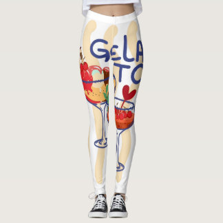 Leggings 🍦 GLACE – Graphisme Rétro Mignon de Glace