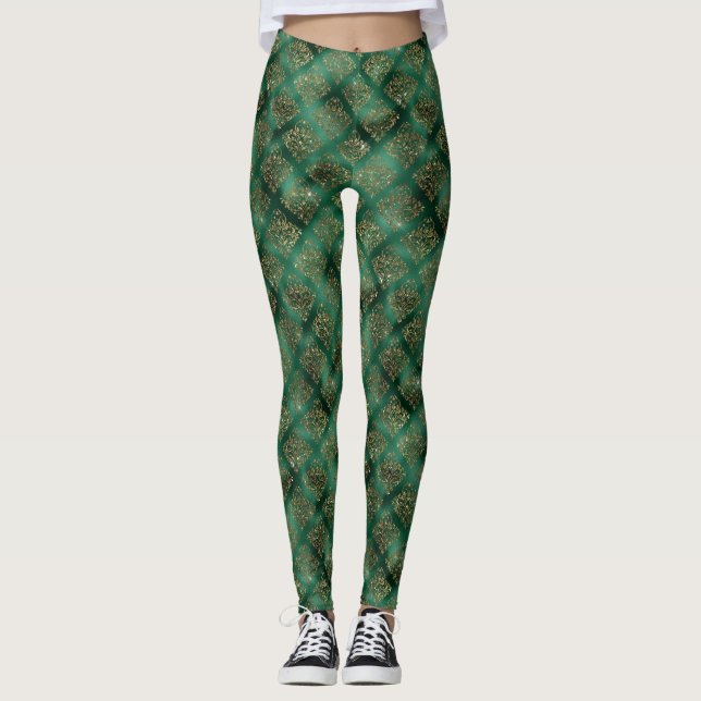 Leggings Glam de Noël (Devant)