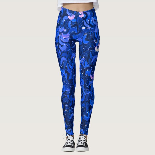 Leggings Glam Parties scintillant argent (Devant)