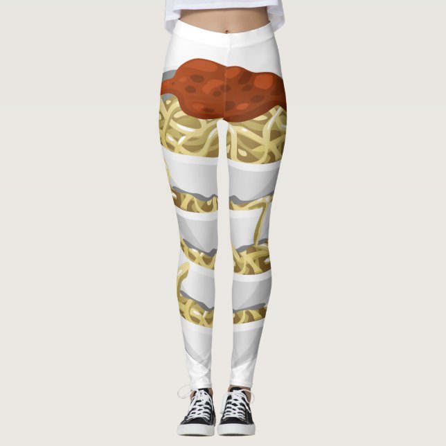 Leggings Glitch food (Devant)
