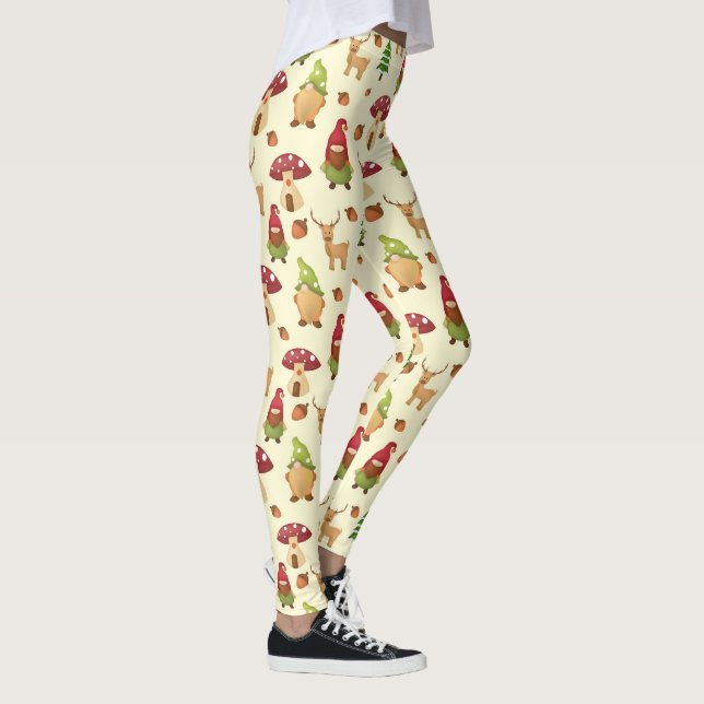 Leggings Gnome des bois de Noël | Vacances (Droite)