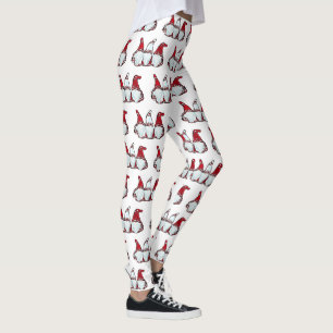 Leggings Gnome Père Noël