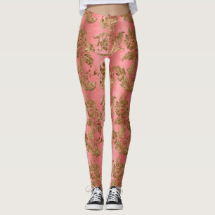 Leggings Gold Velvet Series Design 7
