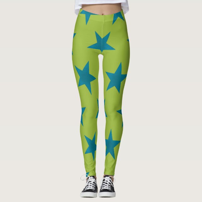 Leggings Golden Stars Motif 20 (Devant)