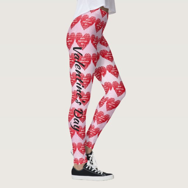 Leggings Gradient Hearts Saint-Valentin (Droite)