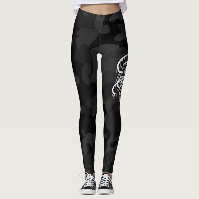 LEGGINGS GRAFFIT DRIPPING PAINT (Devant)