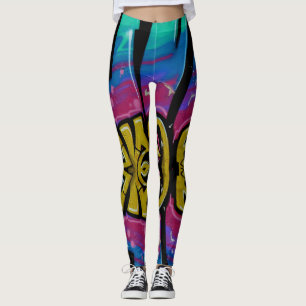 Leggings Graffiti.