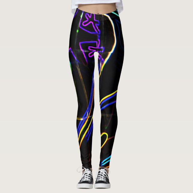 Leggings Graffiti 10 lecna (Devant)