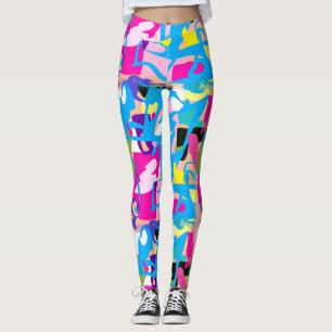 Leggings Graffiti coloré
