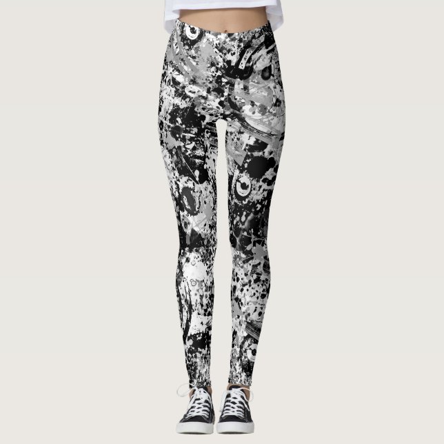 Leggings Graffiti des rues de la ville (Devant)