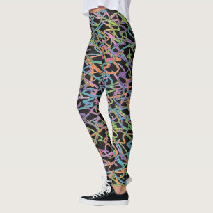 Leggings Graffiti Neon