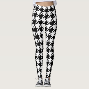 Leggings Grand Motif classique de Houndstooth