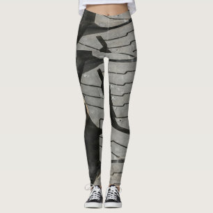 Leggings Grande voiture Voiture vieux pneus Black Road voya