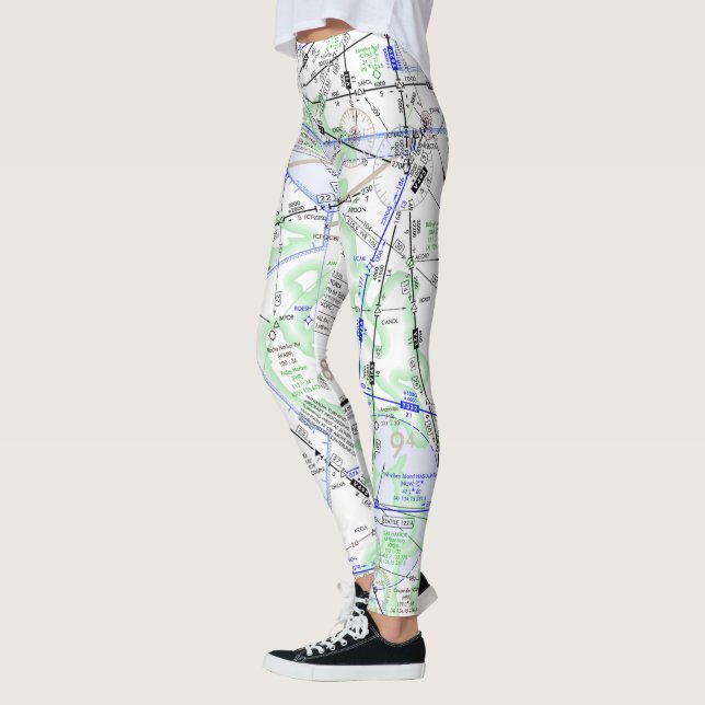 Leggings Graphique aéronautique (Gauche)