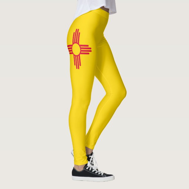 Leggings Graphique Drapeau de l'état du Nouveau-Mexique dyn (Droite)
