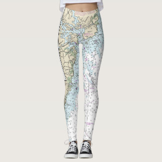 Leggings Graphique nautique de Portsmouth à Cape Ann 13278