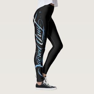 Leggings Graphisme de calligraphie céleste du Vide Sacré
