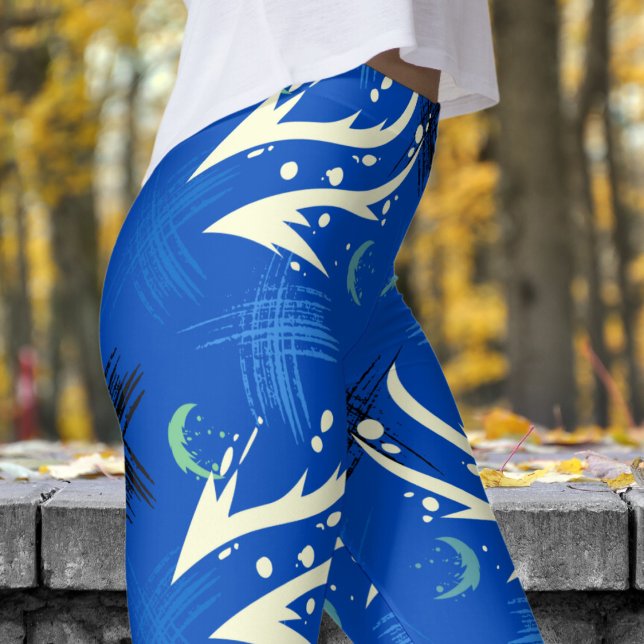 Leggings Gras Absolument Zero Dragon Slash Motif (Dragon Slash on Absolute Zero Leggings)
